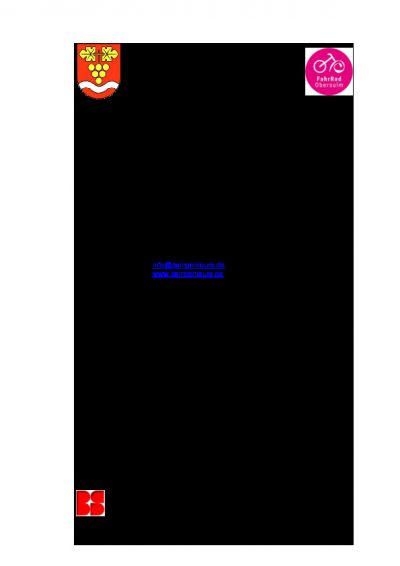 Radverkehrskonzept der Gemeinde Obersulm