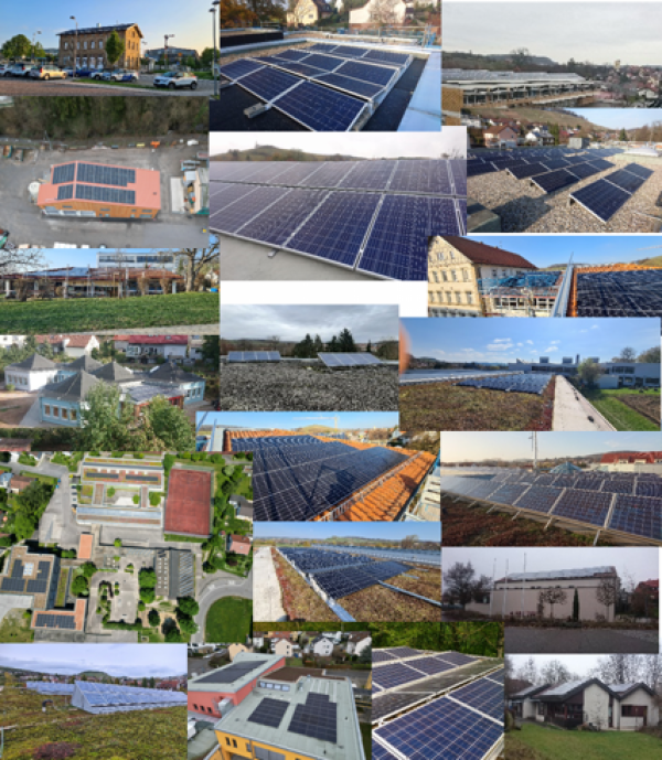 Photovoltaikanlagen (© Gemeinde Obersulm)